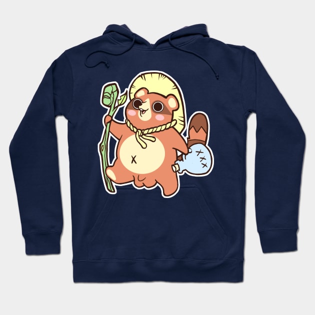 Wandering Tanuki Hoodie by SarahJoncas